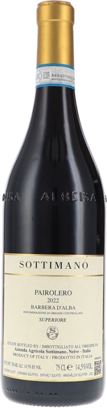 Sottimano - Barbera d Alba Superiore Pairolero DOC 2022